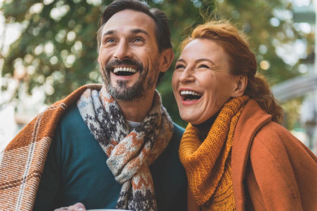 Couple learning how deferred annuities work to support future retirement income.