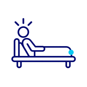 Private nursing home room