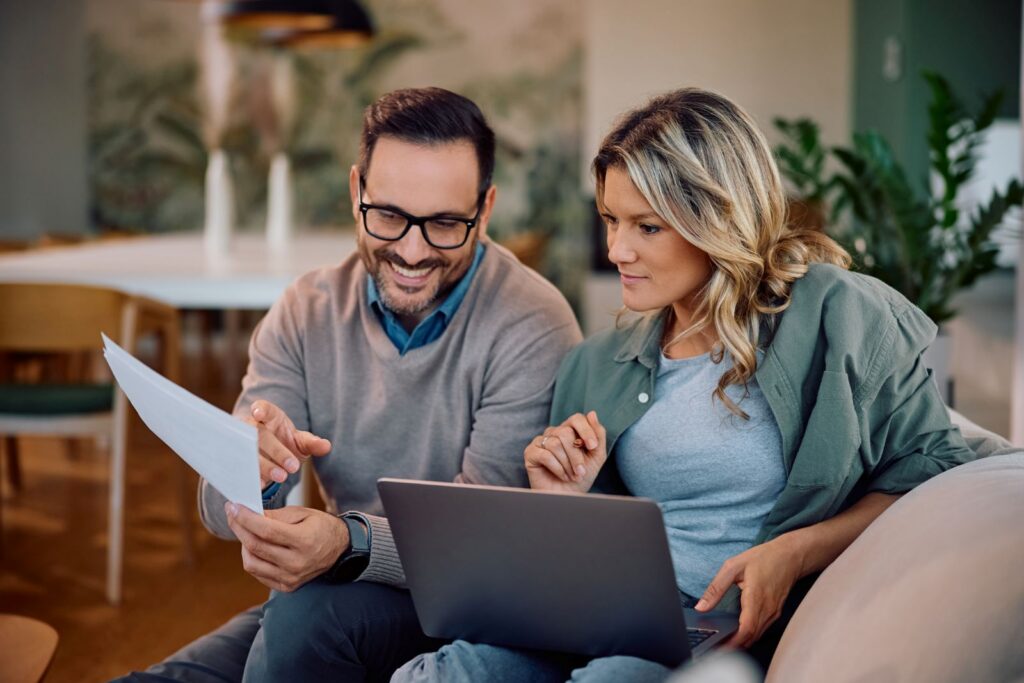 Couple reviewing the pros and cons of annuities to make an informed financial decision.